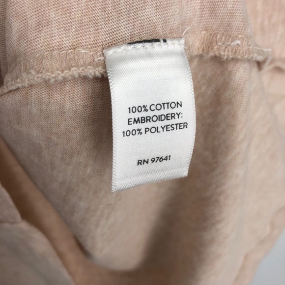 J Jill Pure Jill Womens Embroidered Scoop Neck Tee Size Medium Cream Cotton Boho - Picture 5 of 10